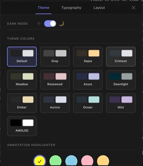 Theme Settings