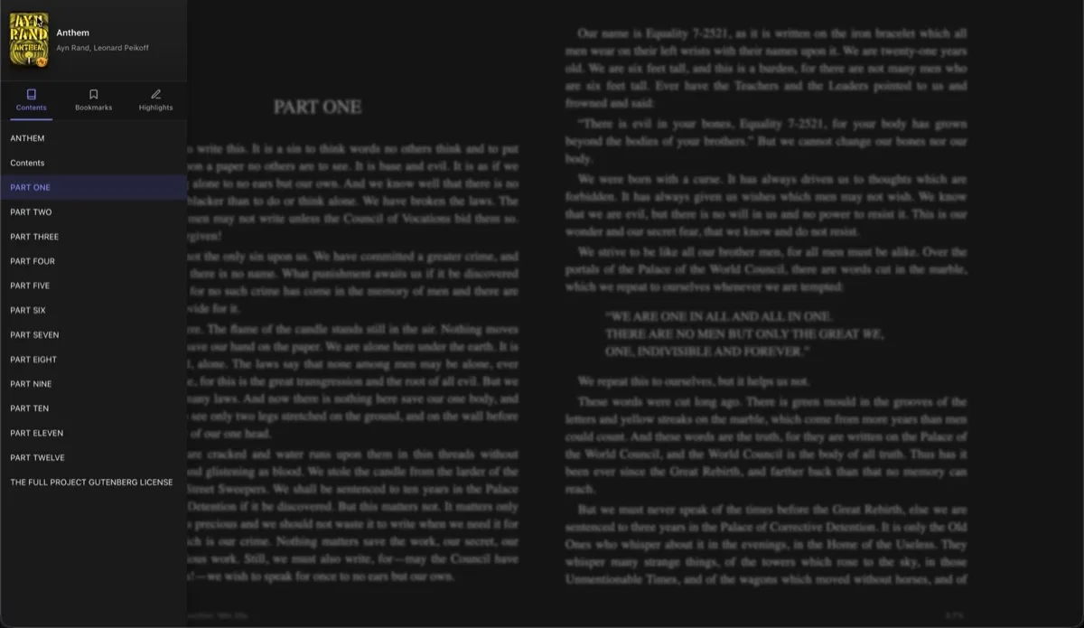 Table of Contents