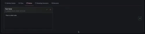 Notes Tab