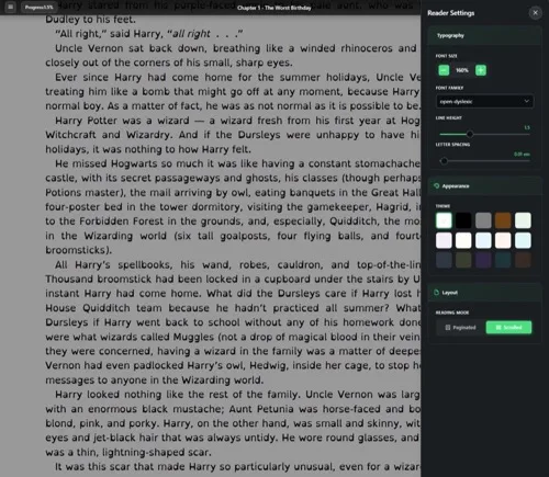 Per-Book Font Setting