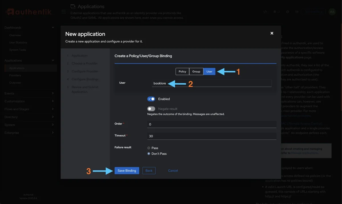 Configure Bindings